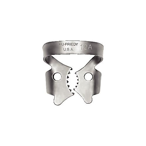 Hu-Friedy RDCM12A Rubber Dam Dental Clamp #12A Winged Satin Steel Finish Hu-Friedy RDCM12A Rubber Dam Dental Clamp #12A Winged Satin Steel Finish